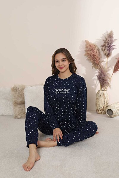 lindros 0681 Sofi̇a Long Sleeve Pajama Set