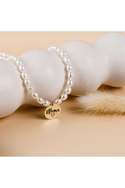 BLACK SWAN Bijoux Colier perle albe de cultura si pandantiv banut din aur 14m...