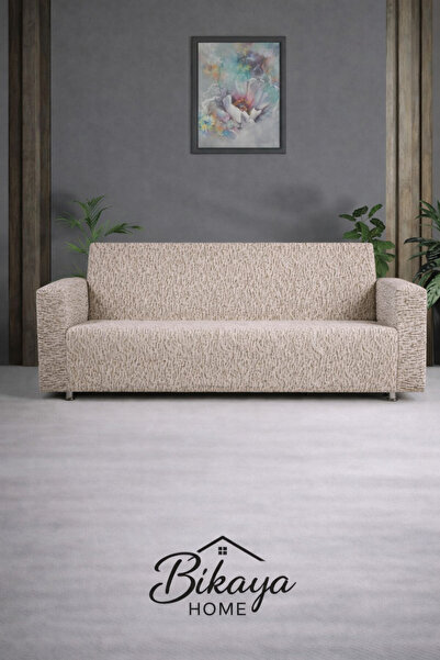 Bikaya Home Altınkoza Maxi Style Stretch Sofa Cover Set (3+3+1+1) |   Flexibl...
