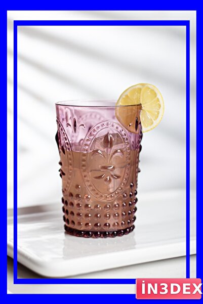 İN3DEX Unbreakable Acrylic Cup 400ml Plum Color