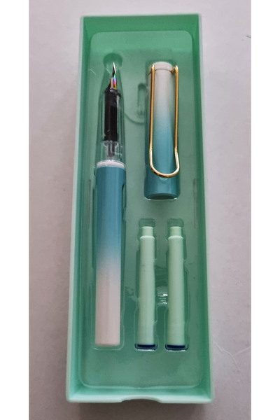 Modellino Dolma Kalem 2 Kartuş Tüplü Sert PVC Kutulu Soft Pastel ve Metalik R...