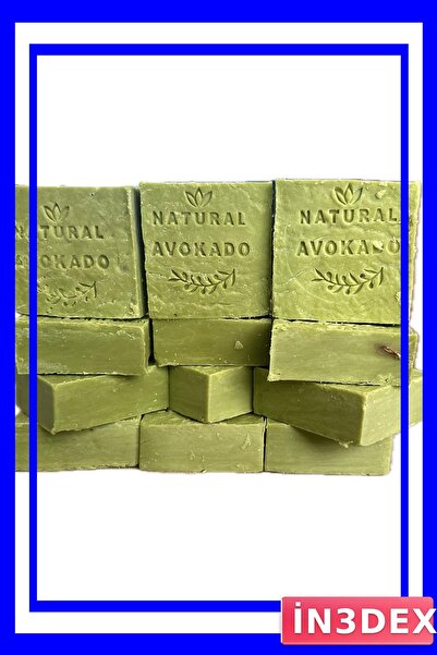 İN3DEX صابون العناية بالبشرة بزيت الأفوكادو 12 قطعة