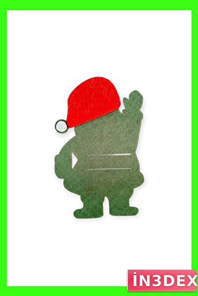 İN3DEX Felt Santa Claus Theme Spoon Holder Set 6 Pieces