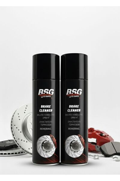 BSG 2'Lİ SET FREN BALATA TEMİZLEME SPREYİ 500 ML YÜKSEK PERFORMANSLI YAĞ KİR ...
