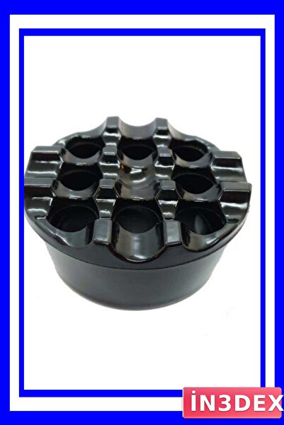 İN3DEX Fireproof Ashtray with Round Grill