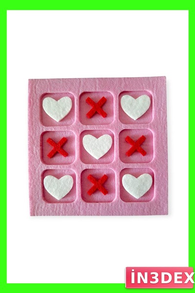 İN3DEX Valentine's Day Themed Felt Decorative Play Set