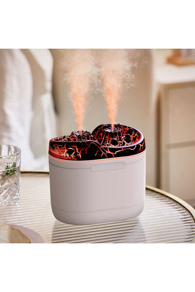 SP ISNUP فواحه مرطب لهب النار للبركان والإضاءة الدافئة الملونة ترطيب وأجواء ر...