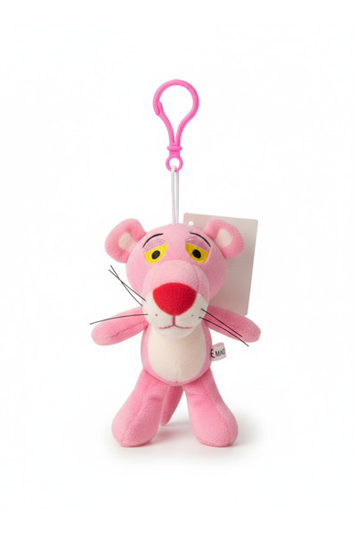 synshop Pembe Panter Pink Panther Peluş Anahtarlık Oyuncak Çanta Süsü Charm H...