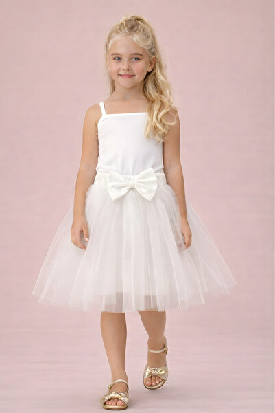 FESSHERA KİDS Girl's Skirt Bow Pattern April 23Rd and October 29Th Birthday S...