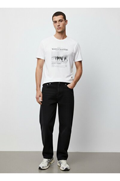 Ltb Tricou alb imprimat