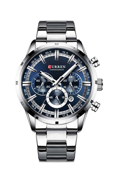 Curren Men's Sports Quartz Chronograph Watch with Luminous Hands