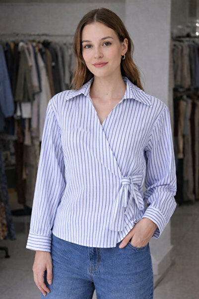 HG Yandan bağlamalı gömlek