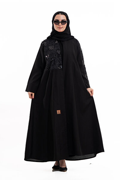Hasnaa Abaya Abeer summer black abaya