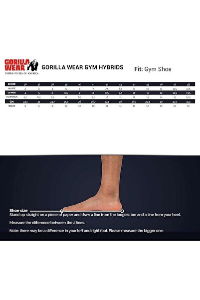 Gorila Gorilla Wear Bodybuilding Fitness Buty Gym Hybrids
