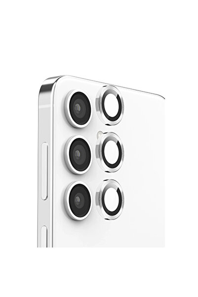 eco port Samsung Galaxy S24 Fe Raze Metal Camera Lens - Silver