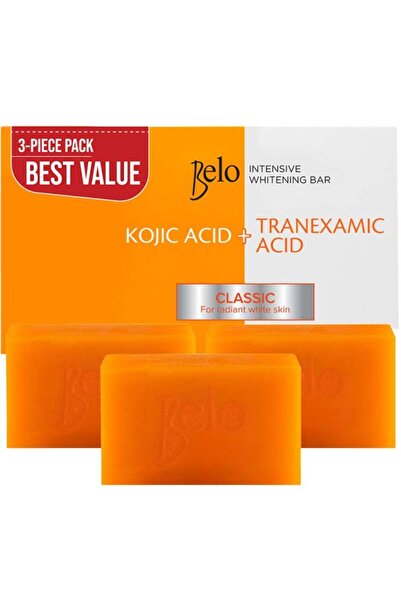 Belo صابون تبييض مكثف بحمض الكوجيك وحمض الترانيكساميك، 65 جم × 3