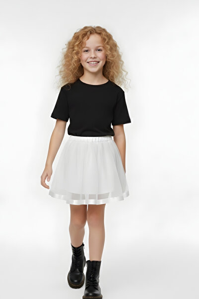 FESSHERA KİDS Girl's Skirt Special Skirt for April 23Rd and October 29Th