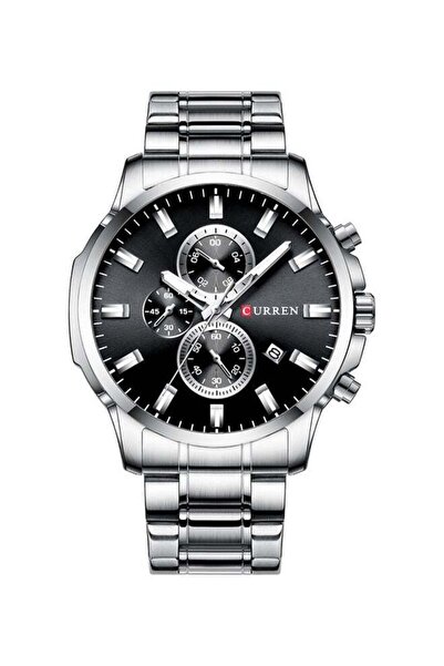 Curren Men's Stylish Analog Wrist Watch - 38 mm - Silver