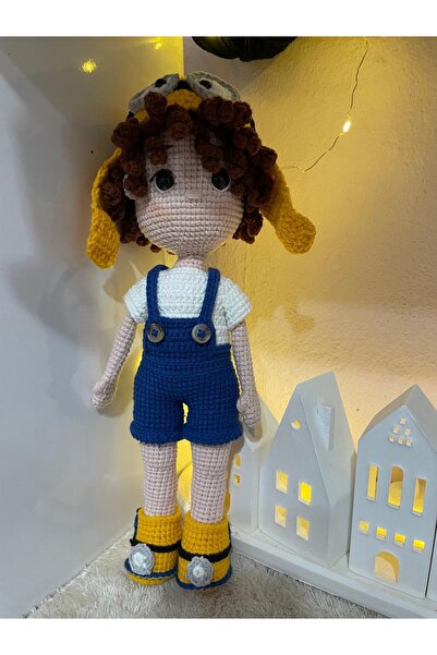 Minionlar Lucas 32 cm Organim Amigurumi Bebek