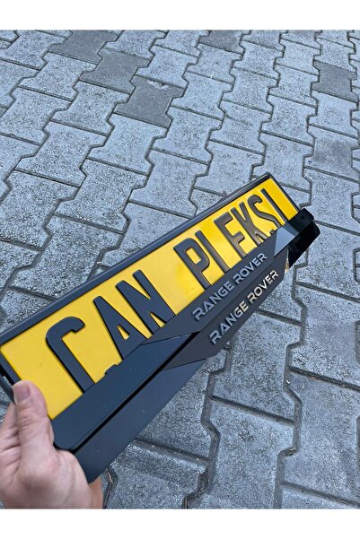 hediyedesen Range Rover YAZILI 3D KABARTMALI MAT SİYAH VE PİANO BLACK LÜKS PL...