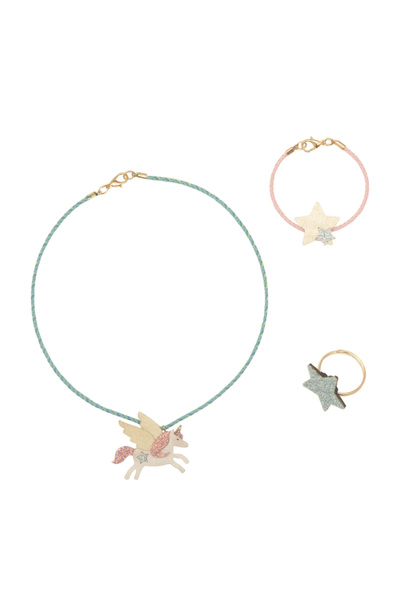 MIMI LULA Mimi & Lula Flying Unicorn Jewelry Set