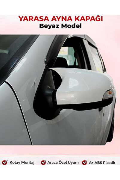 MODxAUTO RENAULT SYMBOL 2013+ ARACA ÖZEL BEYAZ BOYALI YARASA AYNA KAPAĞI A+