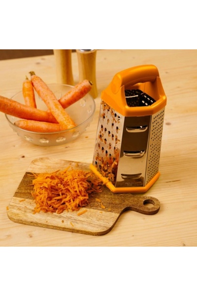 Vanora Home 6-SIDED GRATOR, 14X12X23 CM, ORANGE, VANORA HOME