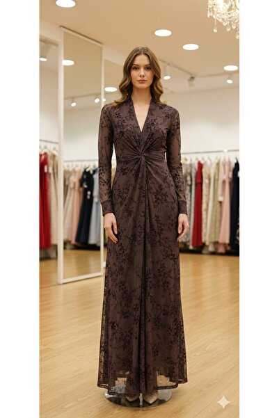 dantil Elegant stretch sequined evening dress for special occasions