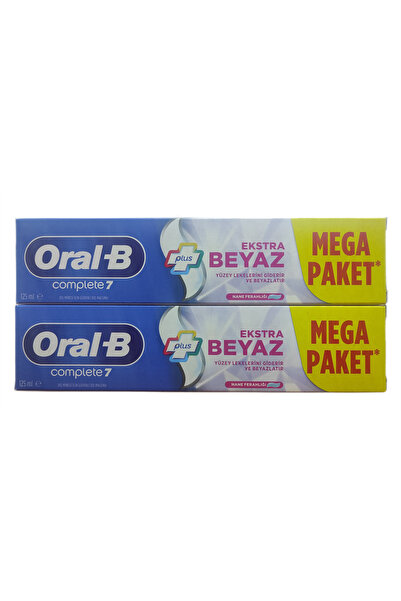 Oral-B Oral B Complete 7 Extra White Mega Pack Toothpaste 125 ml X 2 Pcs