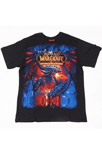 Atlantis World Of Warcraft No:1 Tişört Siyah