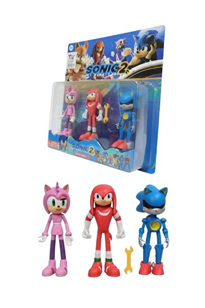 Premium مجموعة شخصيات سونيك 2 - مجموعة سونيك ناكلز وإيمي