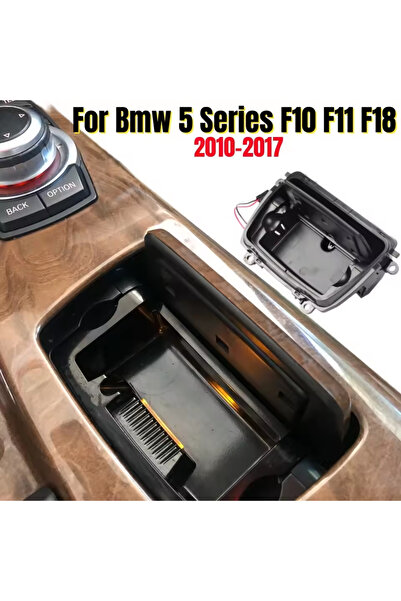 CESAUTO BMW 5 SERİSİ F10 UYUMLU IŞIKLI KÜLLÜK ORTA KONSOL SİGARALIK SIFIR 1.K...