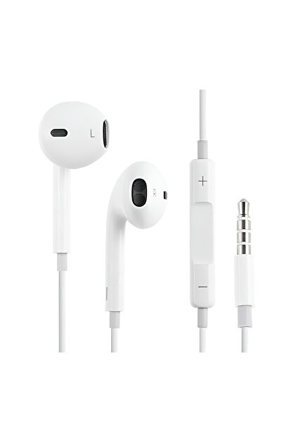 NYORK Wired earphones with microphone, white