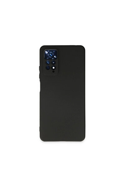 eco port حافظة ريدمي نوت 11 من السيليكون الأول - أسود