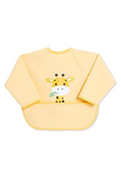 Messy Long Sleeve Poly Baby Bib - Giraffe (2 Pcs)