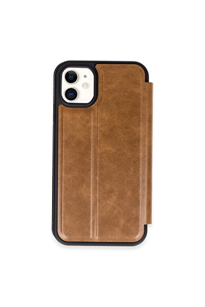 eco port iPhone 11 Case Flip Cover - Tan