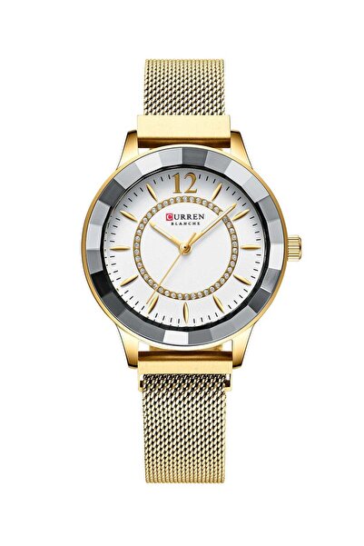 Curren Women's Waterproof Chic Stainless Steel Magnetic Mesh Band Quartz Wris...