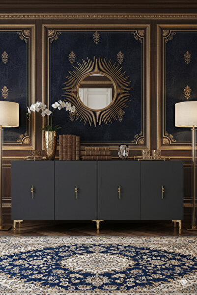 YUMEDİ DESİGN KA1812AG - AYSHE KONSOL ,TV SEHPASI , ÇOK AMAÇLI DOLAP, KAHVE K...