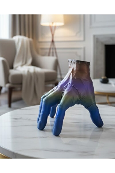 CT STONES Figurină 3D multicoloră de mână 27X22 cm Decor artistic și atrăgător