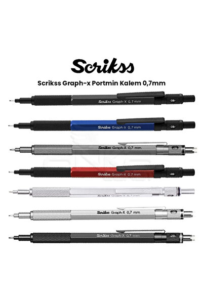 Scrikss Graph-x Portmin Kalem 0,7mm