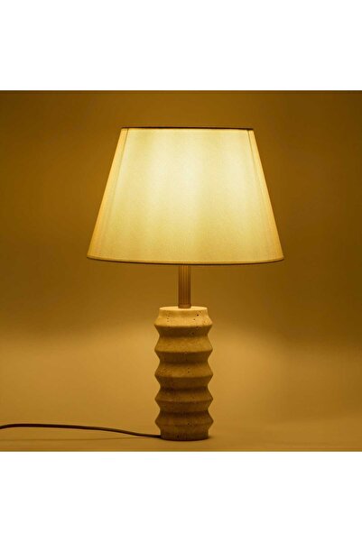 MATMEL Meya Fabric Hat Travertine Lampshade - Beige