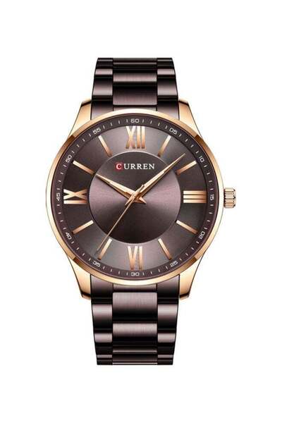 Curren Men's Multi-functional Strap Quartz Watch - 44 mm - Brown