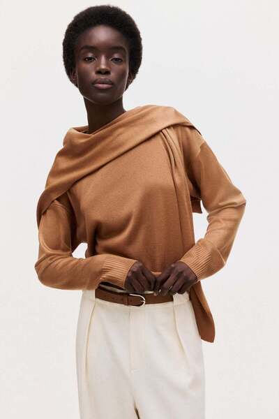 H&M Scarf-detail jumper