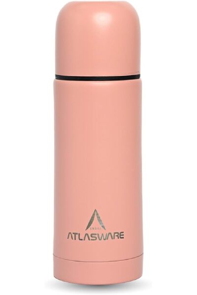 Atlasware Insulated Stainless Steel Bottle 350ml with Double Lids and Cup
