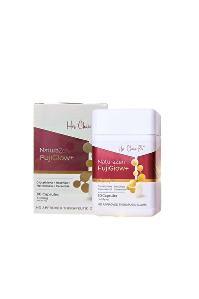 Her Choice Ph ناتورازين فوجي جلو+ جلوتاثيون مع ثمر الورد، ناتوكيناز، سيراميد ...