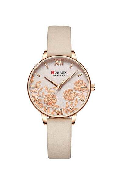 Curren Women's Leather Analog Wrist Watch J4272BE