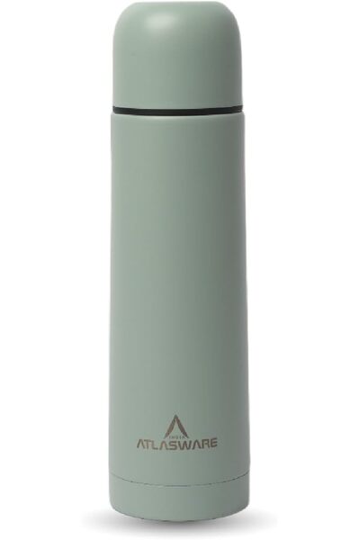 Atlasware Insulated Stainless Steel Bottle 500ml with Double Lids and Cup