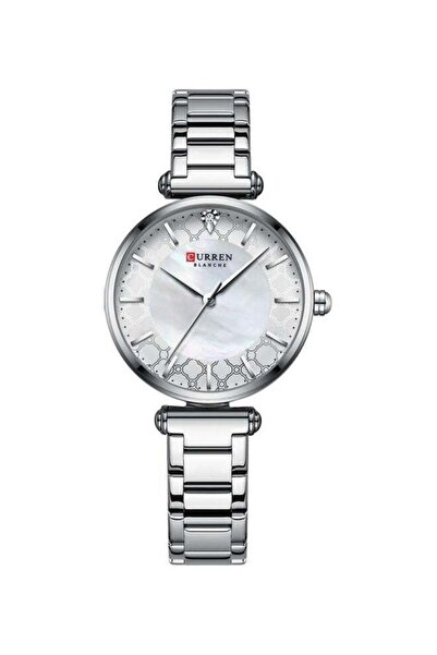 Curren Women's Water Resistant Analog Watch J-4637S - 31 mm - Silver