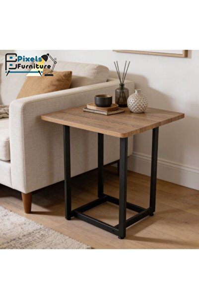 PixelsFurniture طاولة جانبية من بكسل الأثاث مربعة لتقديم الضيافة أو كطاولة زا...