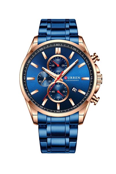 Curren Men's Chronograph Waterproof Stainless Steel Band Quartz Watch 8368 - ...